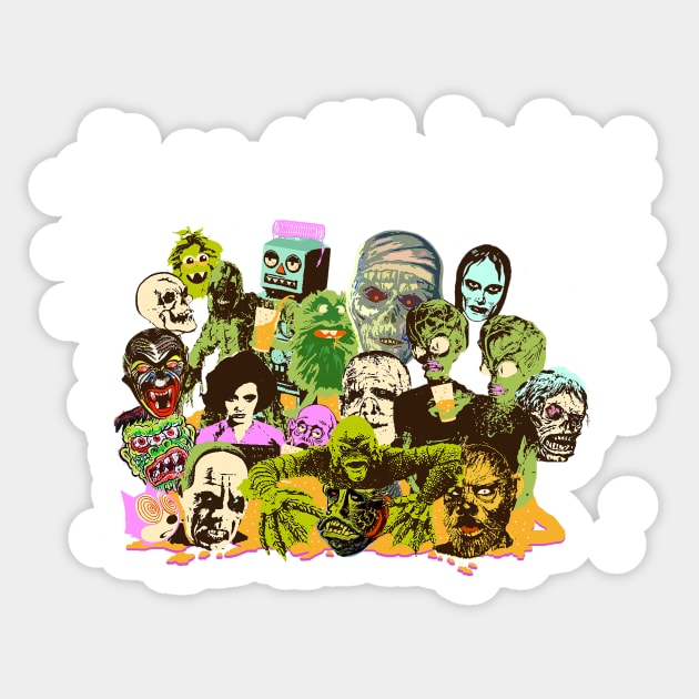 MONSTER MASH Sticker by Showdeer